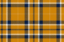 A tartan pattern, in this case the official tartan of West Virginia University.